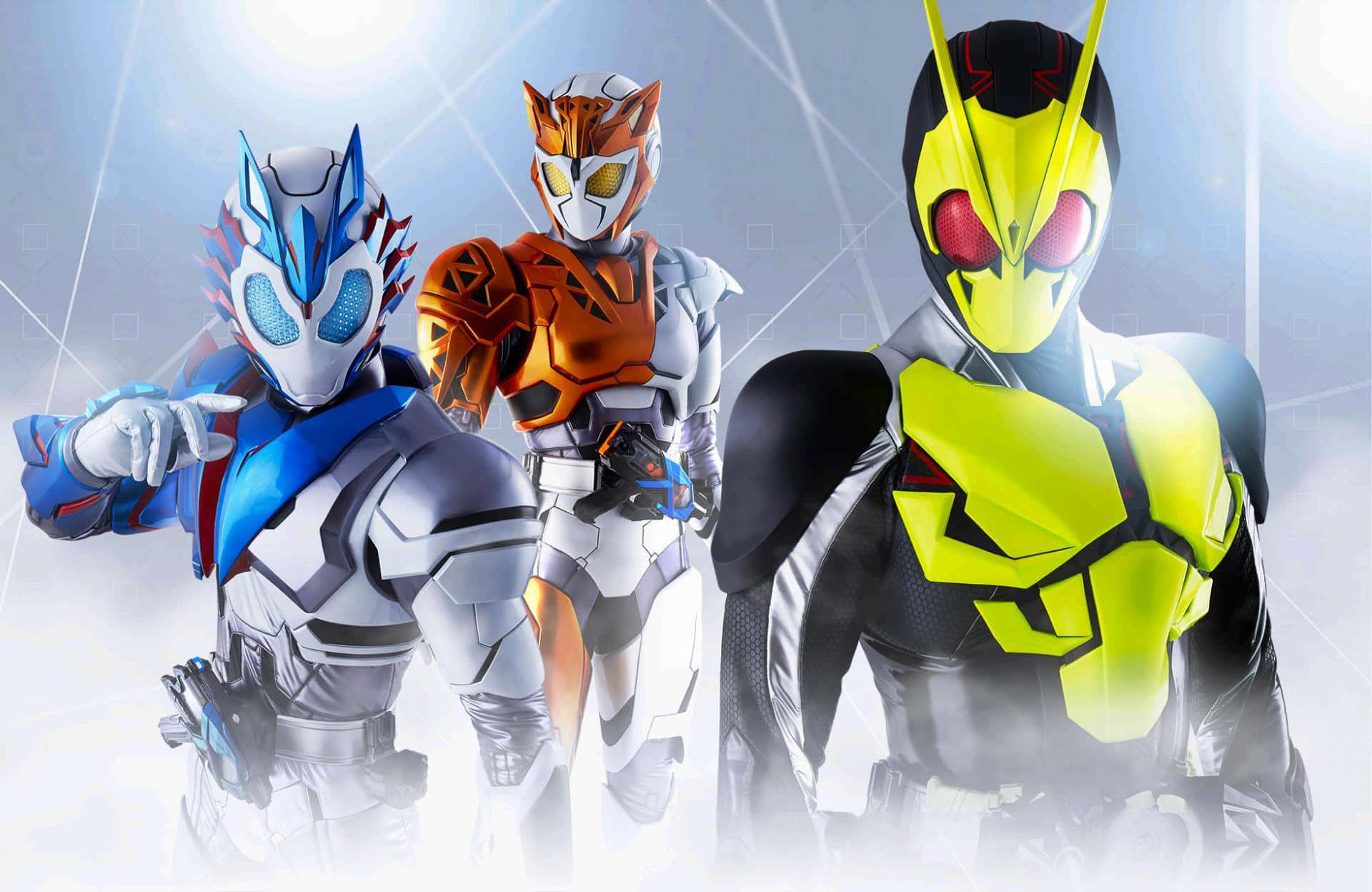 Kamen_ Rider_ Trio_ Pose Background