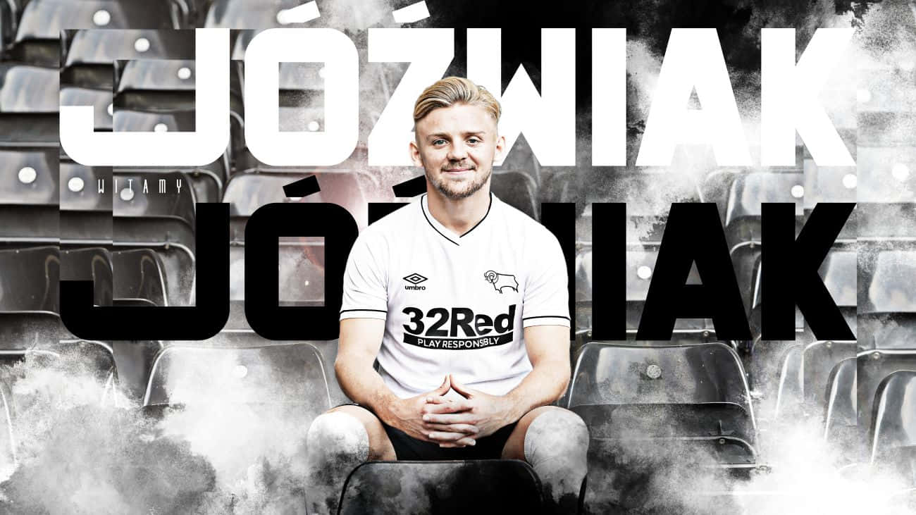 Kamil Jozwiak Derby County Promotional Graphic Background