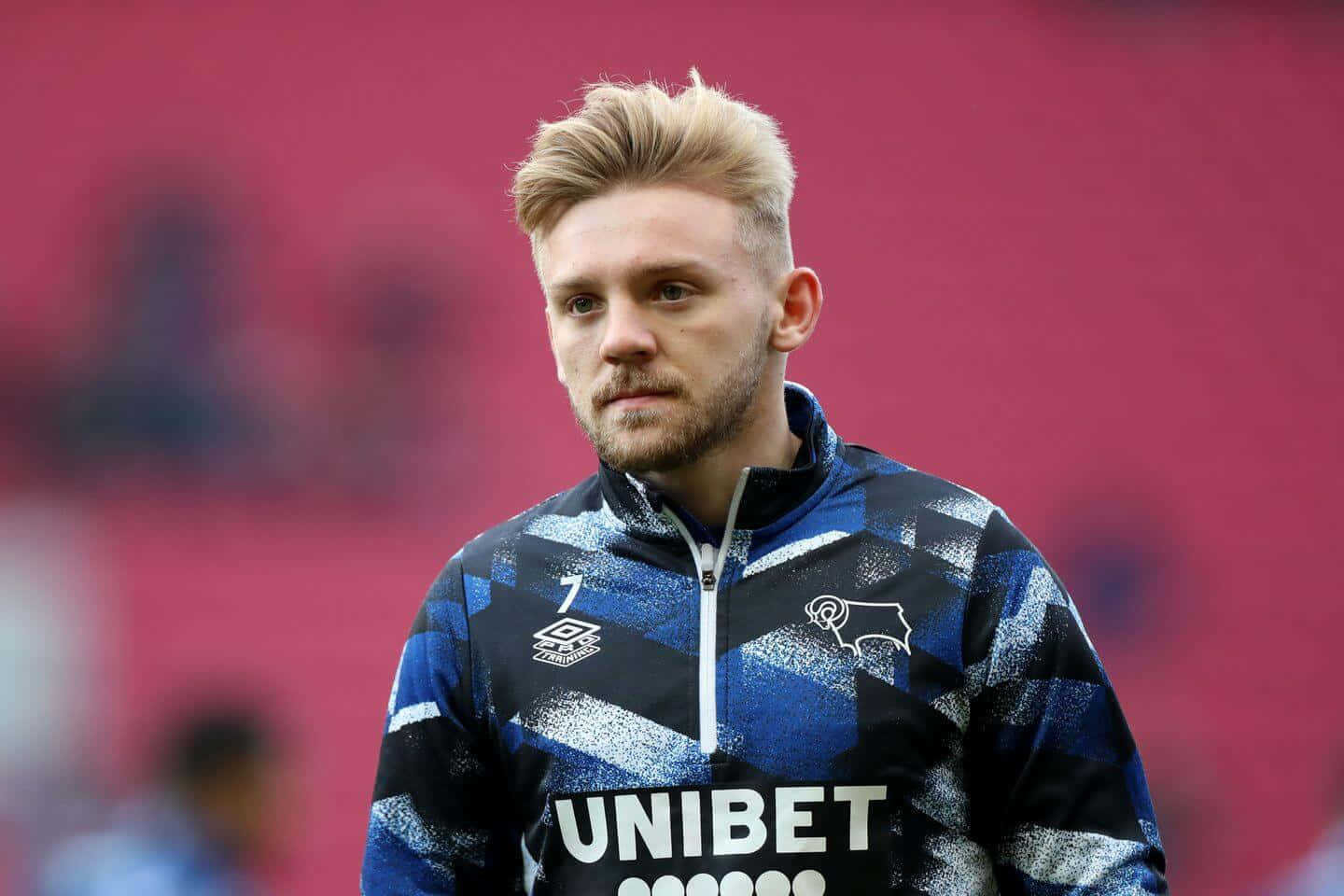 Kamil Jozwiak - The No.7 Player Of Derby County Background