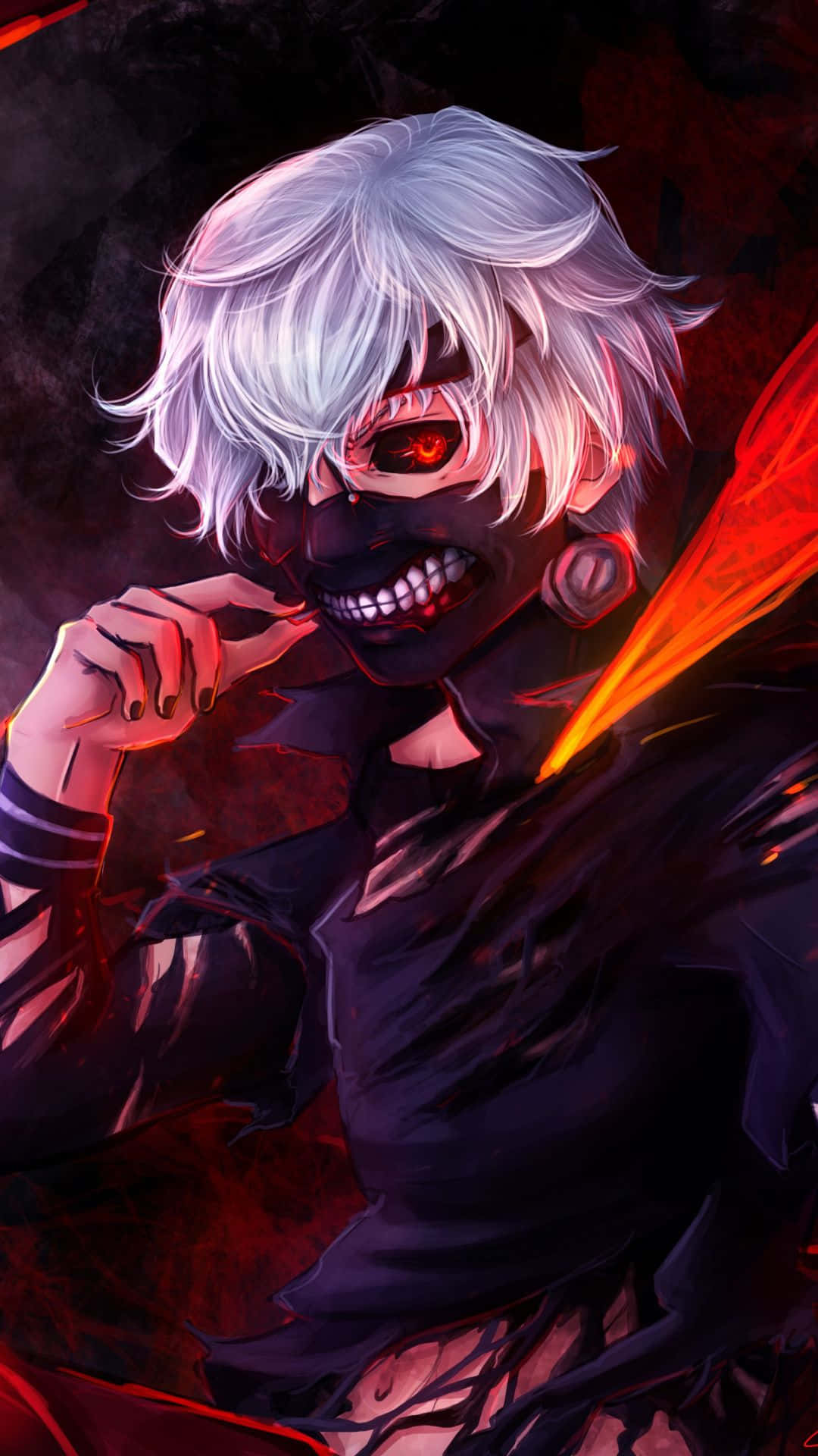 Kaneki Sad Anime Hd Portrait Background