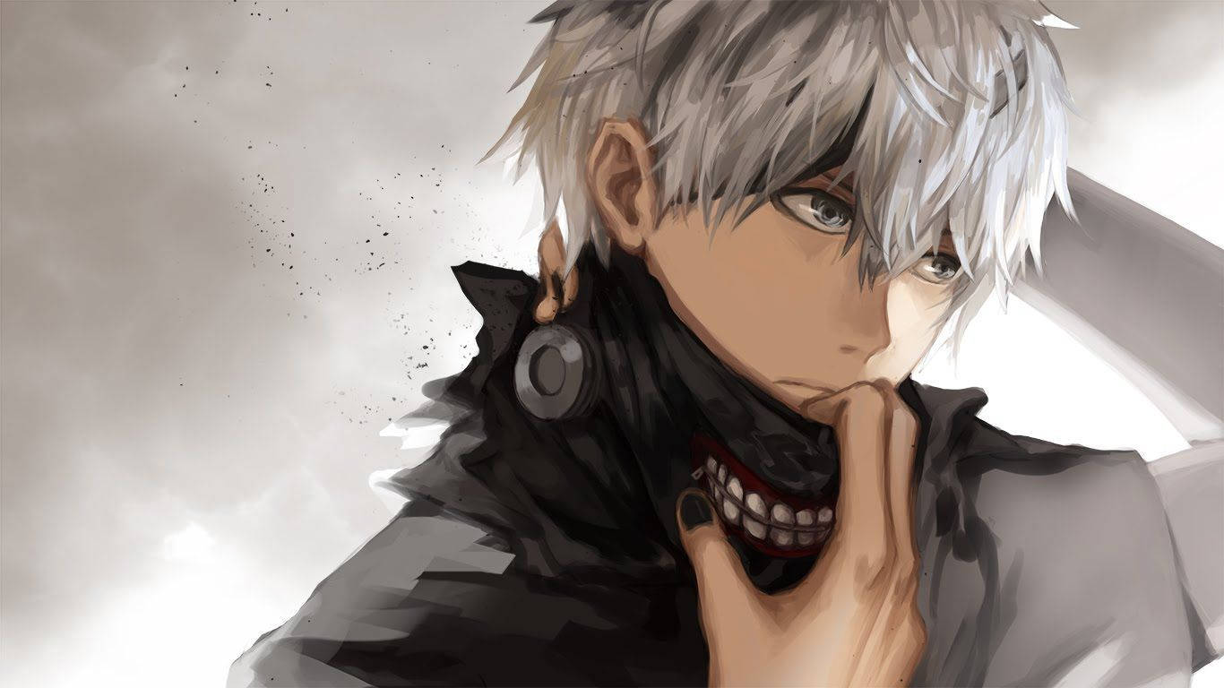 Kaneki With Mask Nightcore Background