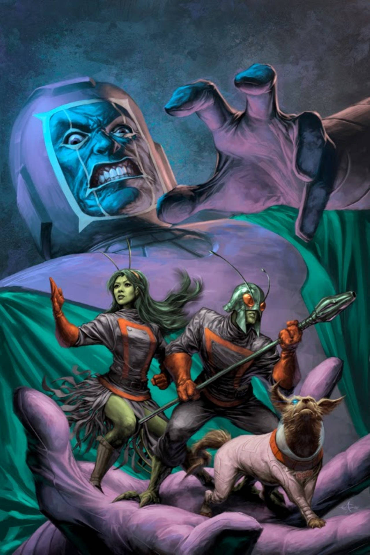 Kang The Conqueror And The Guardians Background