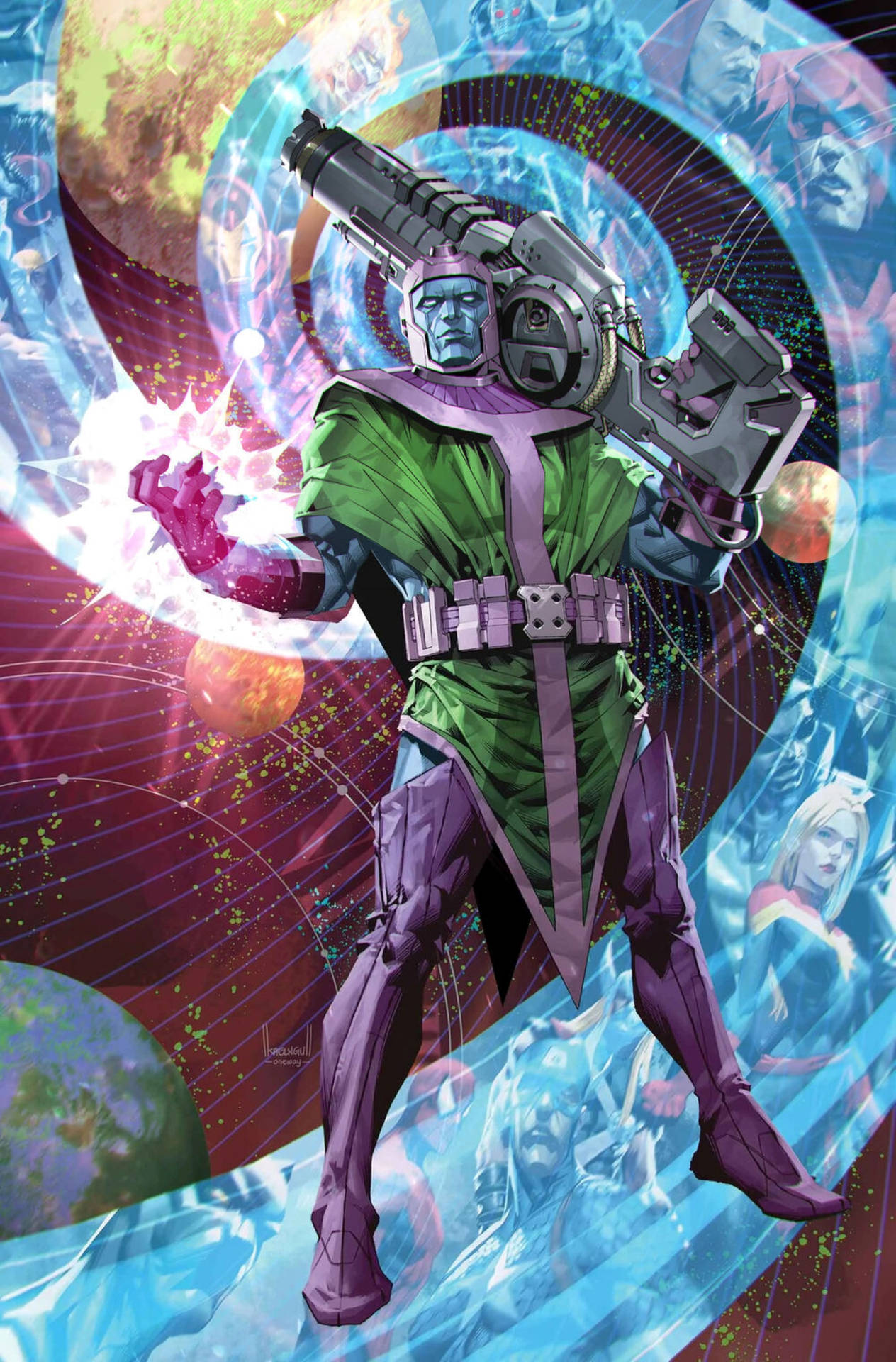 Kang The Conqueror Dominating The Galaxy Background