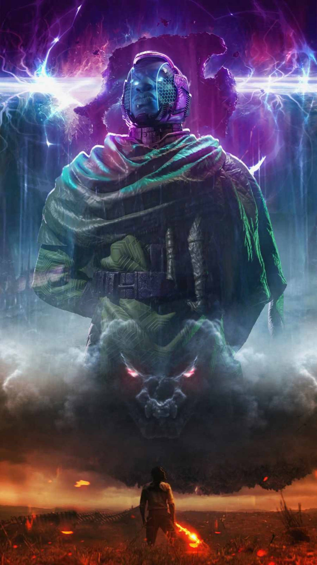 Kang The Conqueror With Alioth Background