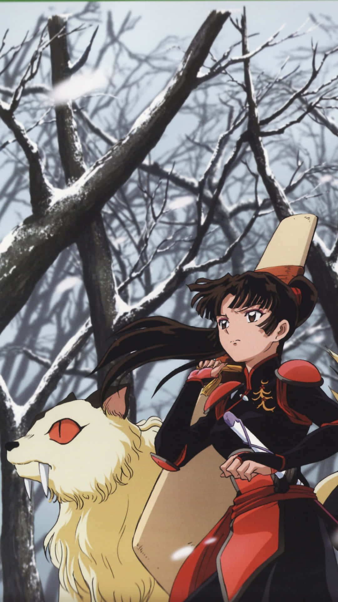 Kango And Kirara In Inuyasha Iphone