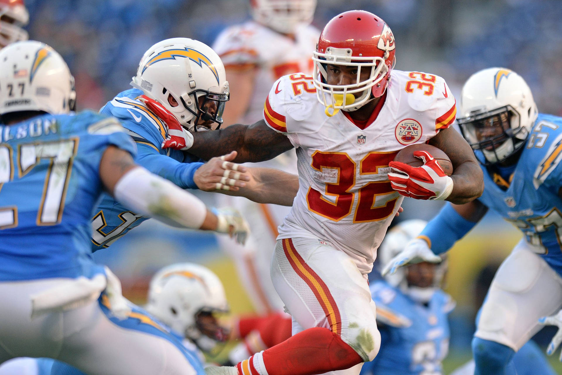 Kansas City Chiefs Against Chargers Background