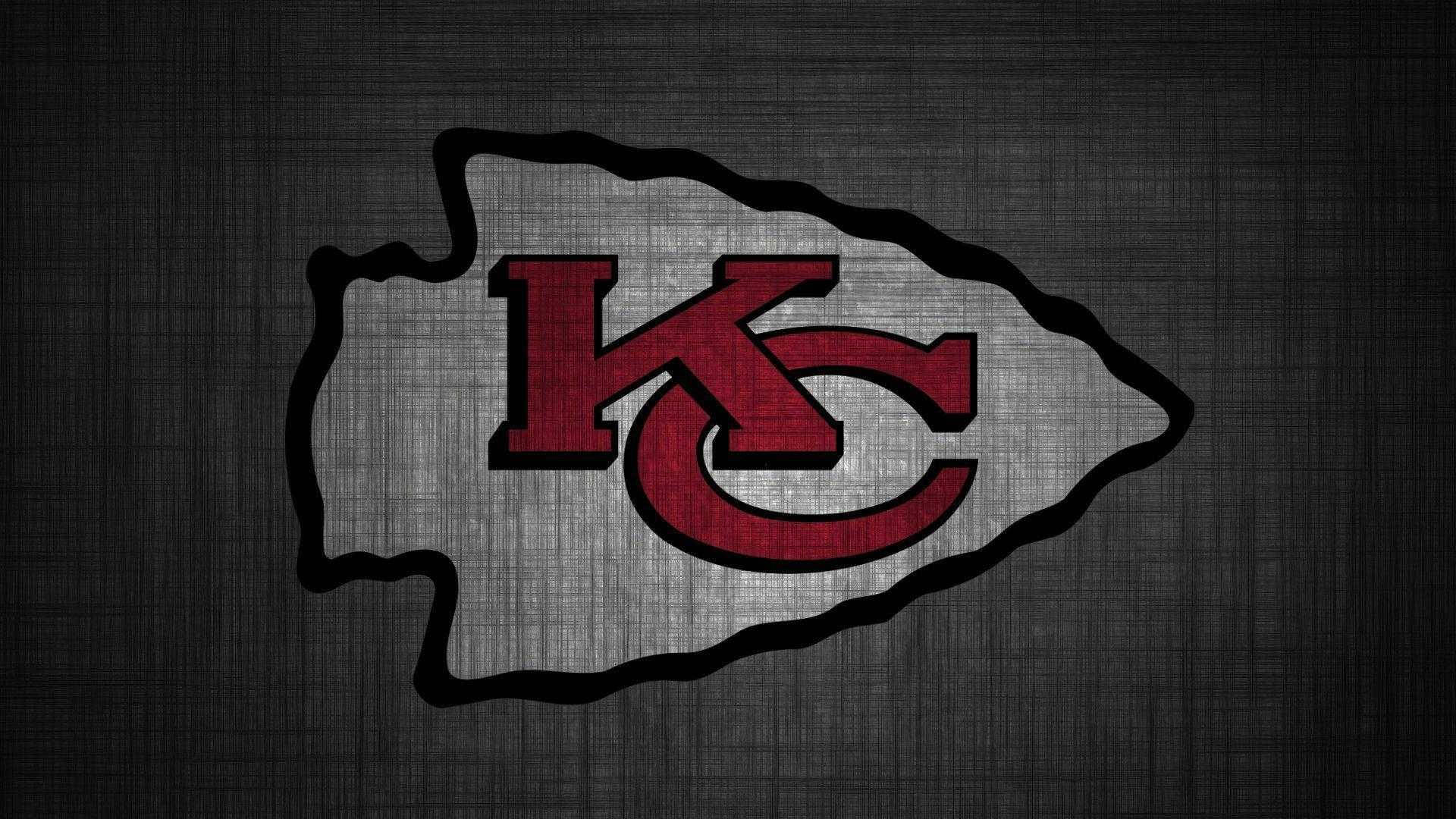 Kansas City Chiefs Logo Dark Metallic Background