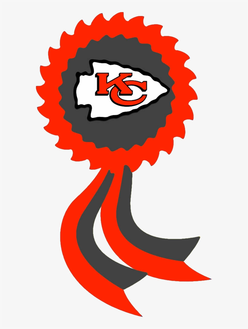 Kansas City Chiefs Logo On Ribbon Background