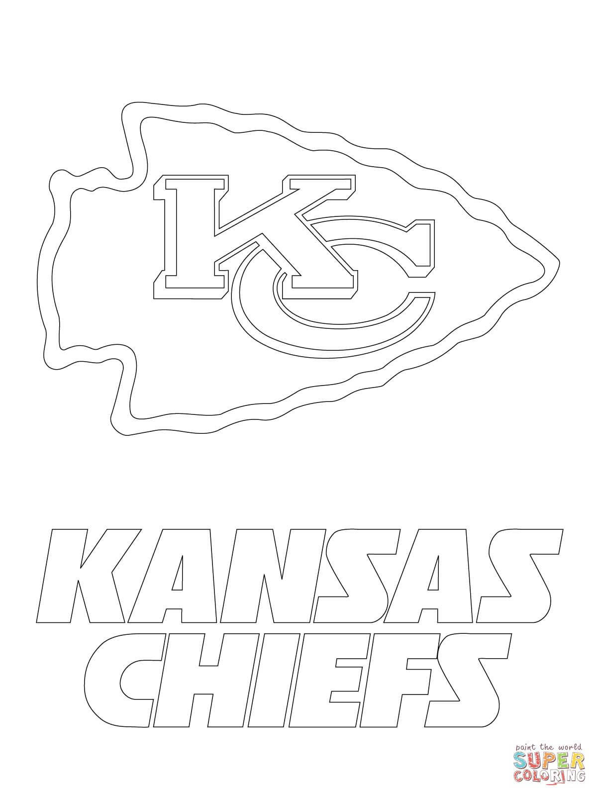 Kansas City Chiefs Logo Outline