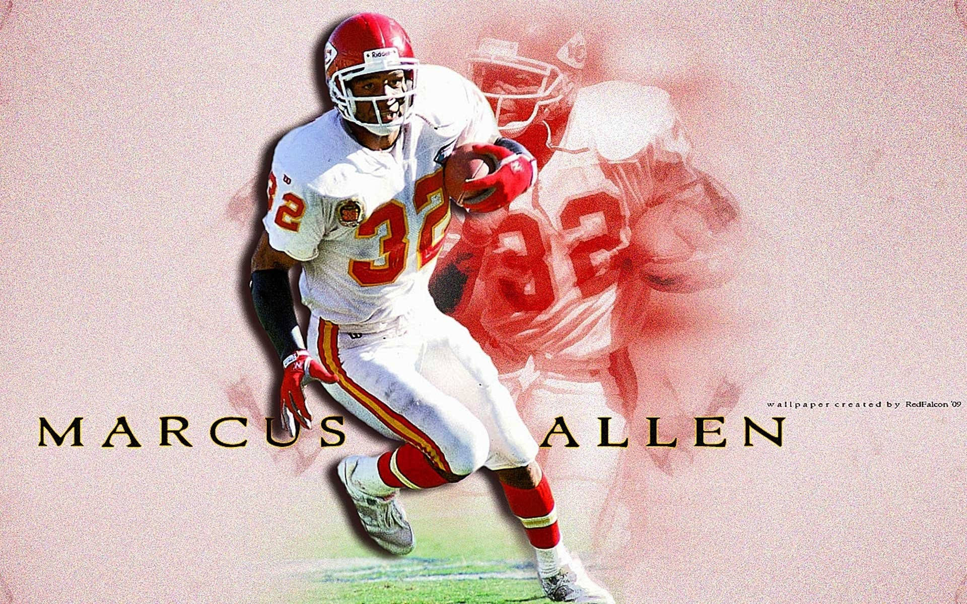 Kansas City Chiefs' Marcus Allen Background