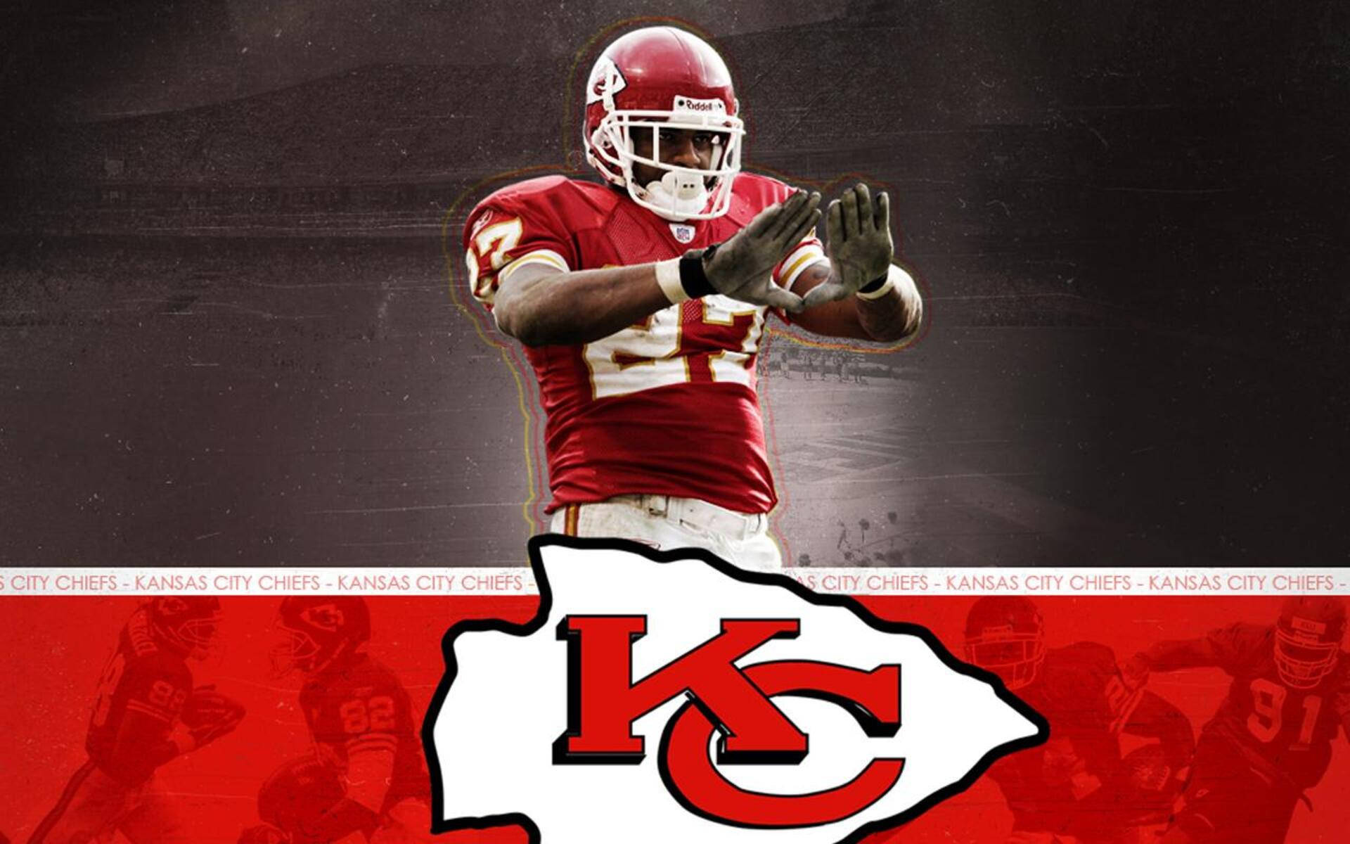 Kansas City Chiefs Show Their Cool In A Colorful Display Background