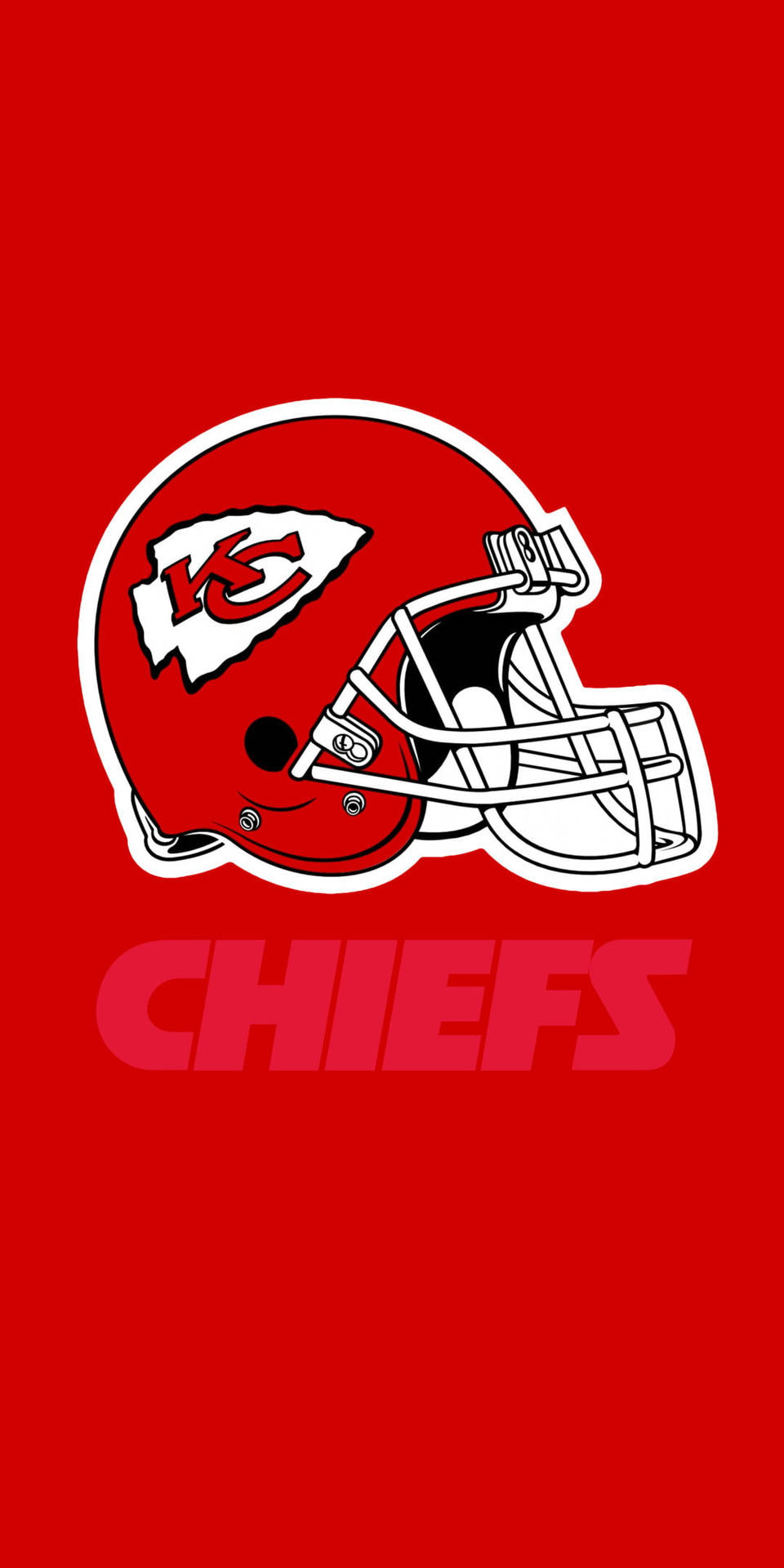 Kansas City Chiefs' Strikingly Designed Nfl Helmet Background