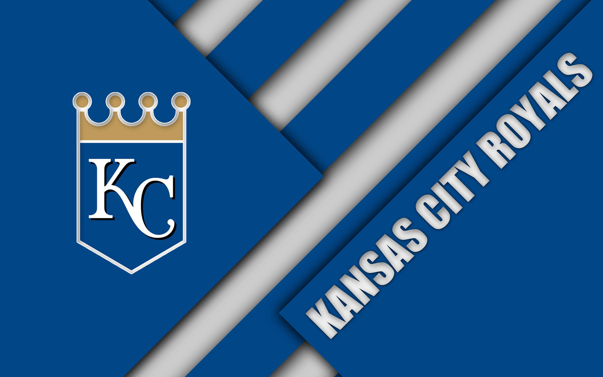 Kansas City Royals Blue Logo Background