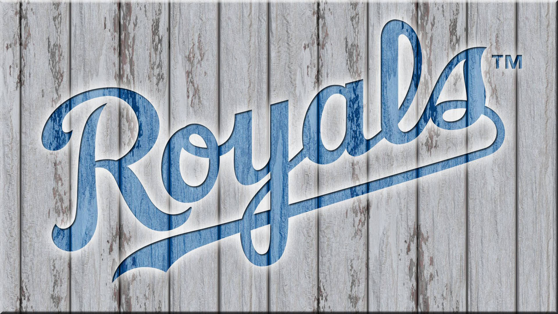Kansas City Royals Gray Wood Background