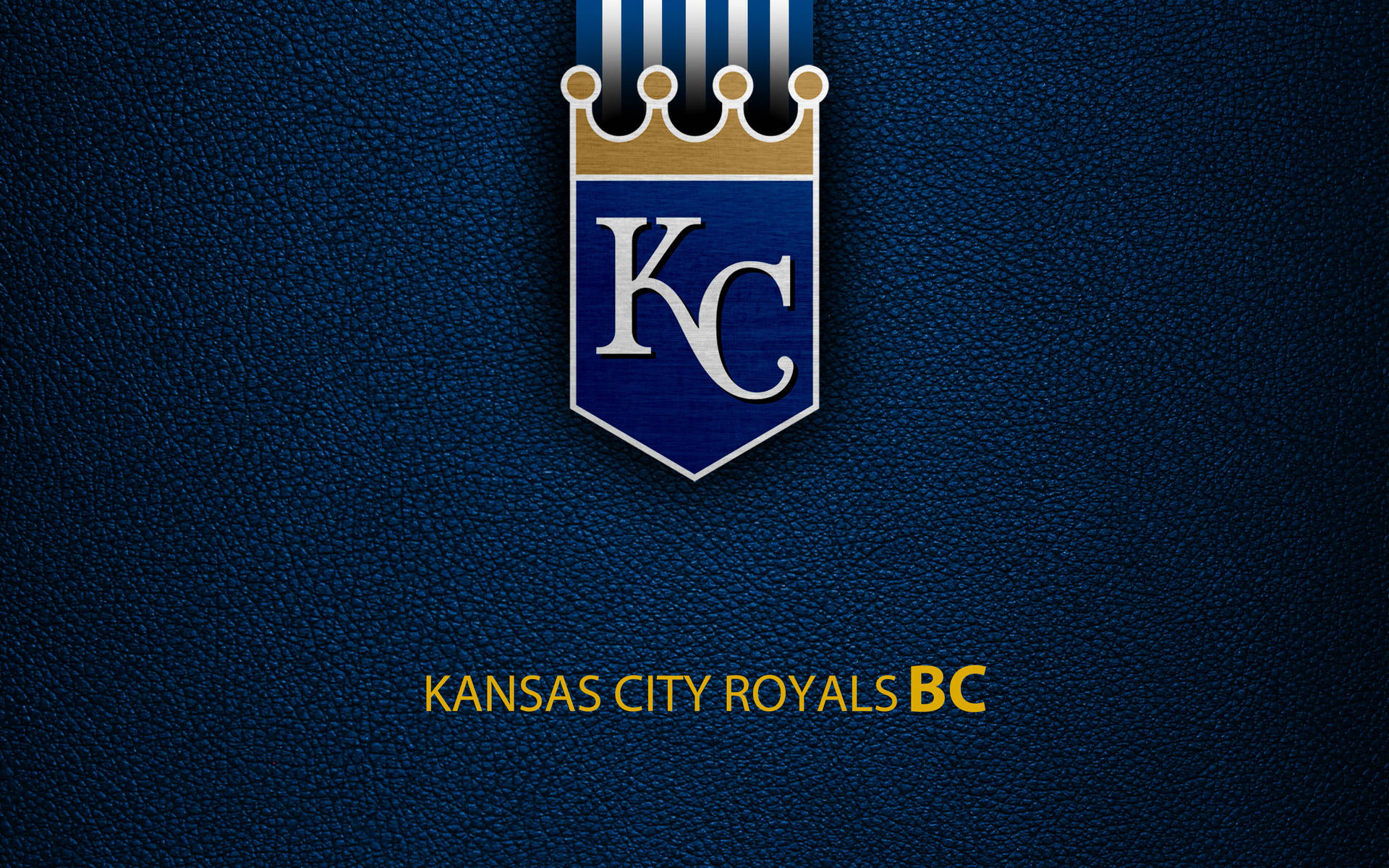 Kansas City Royals Leather Art Background