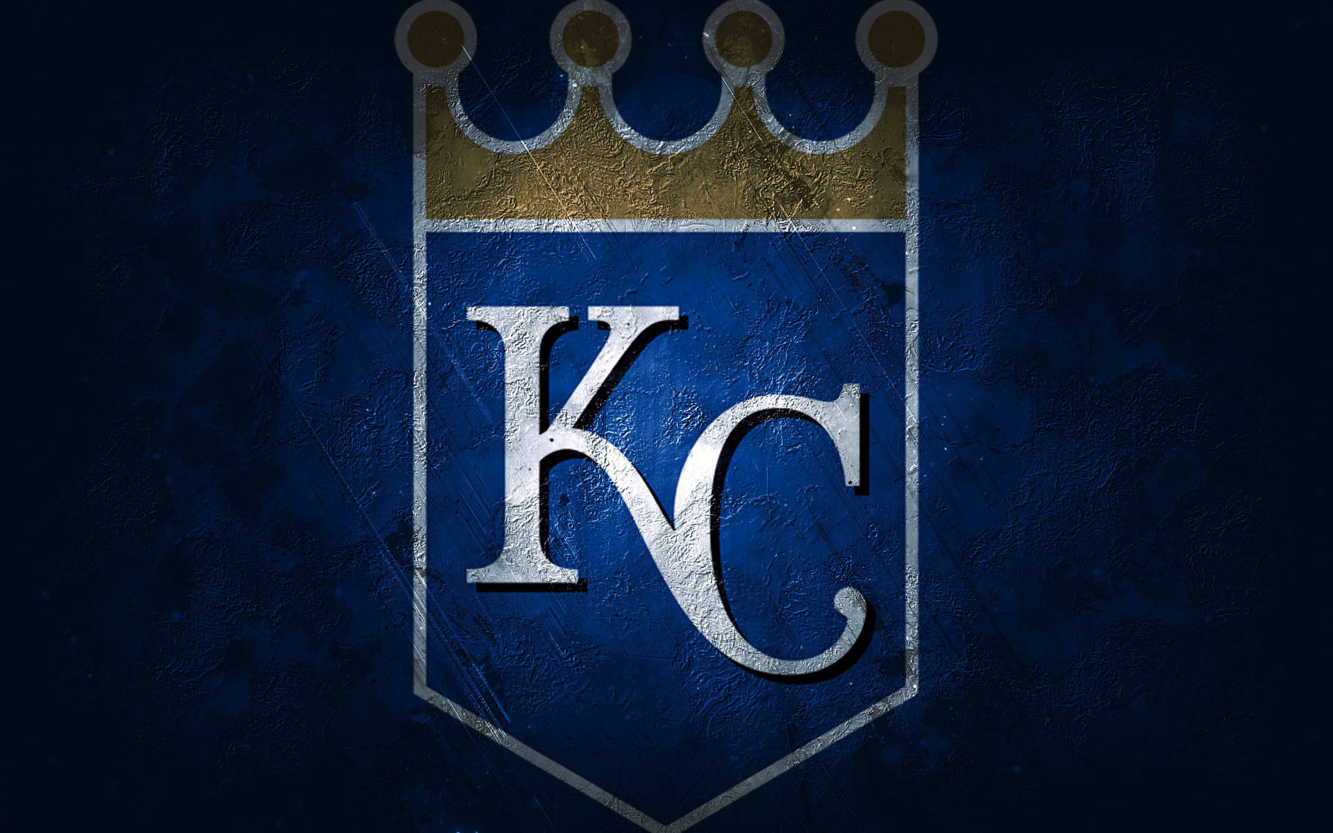 Kansas City Royals Painted Logo Background