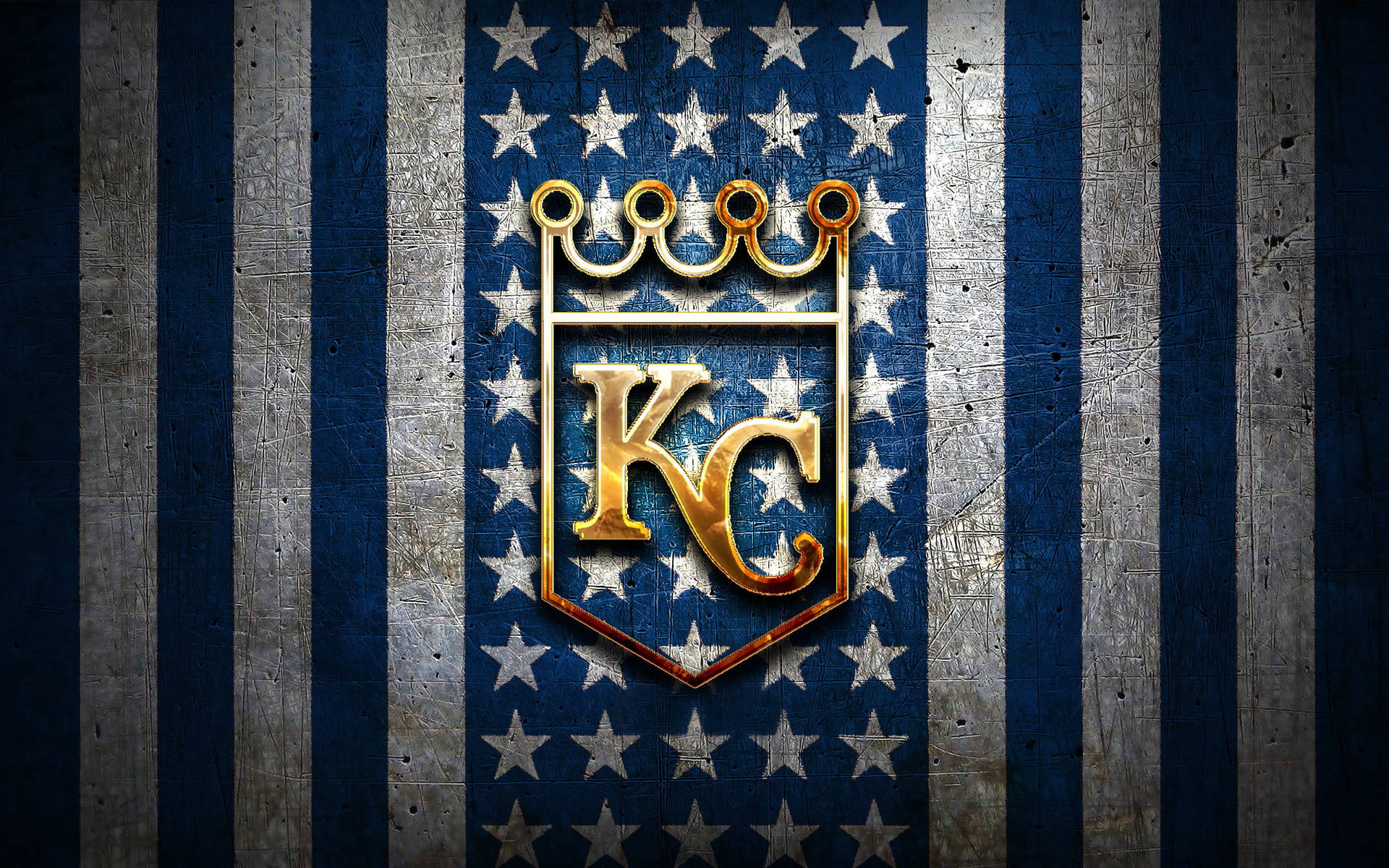 Kansas City Royals Starry Flag Background