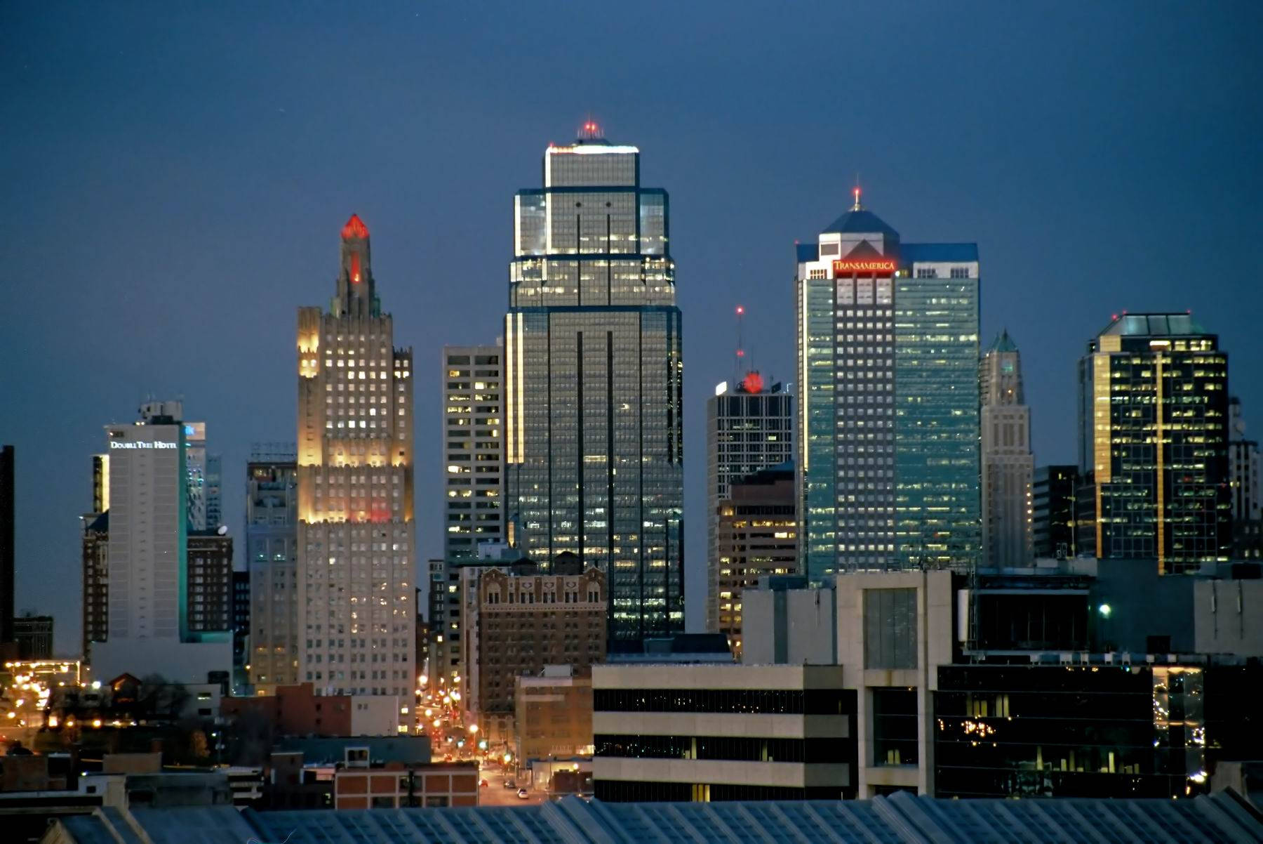 Kansas City Skyline Background