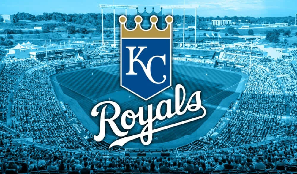 Kansas Royals Logo In Blue And White