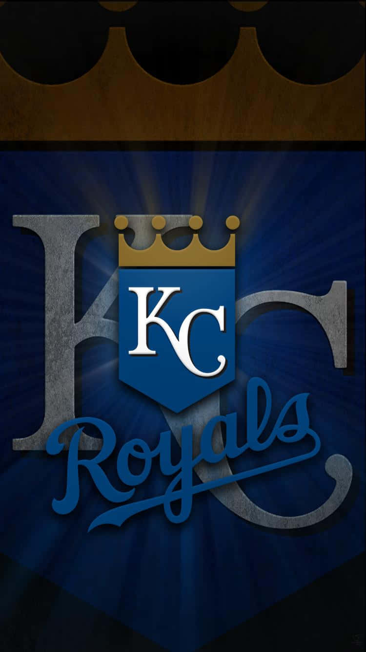 Kansas Royals Logo On A Dark Background