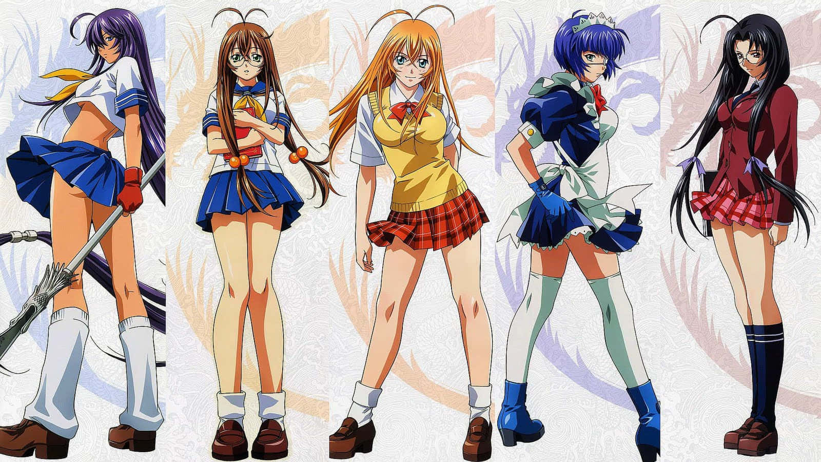 _ Kanu Unchou Of Ikki Tousen In Her Signature Battle Attire_
