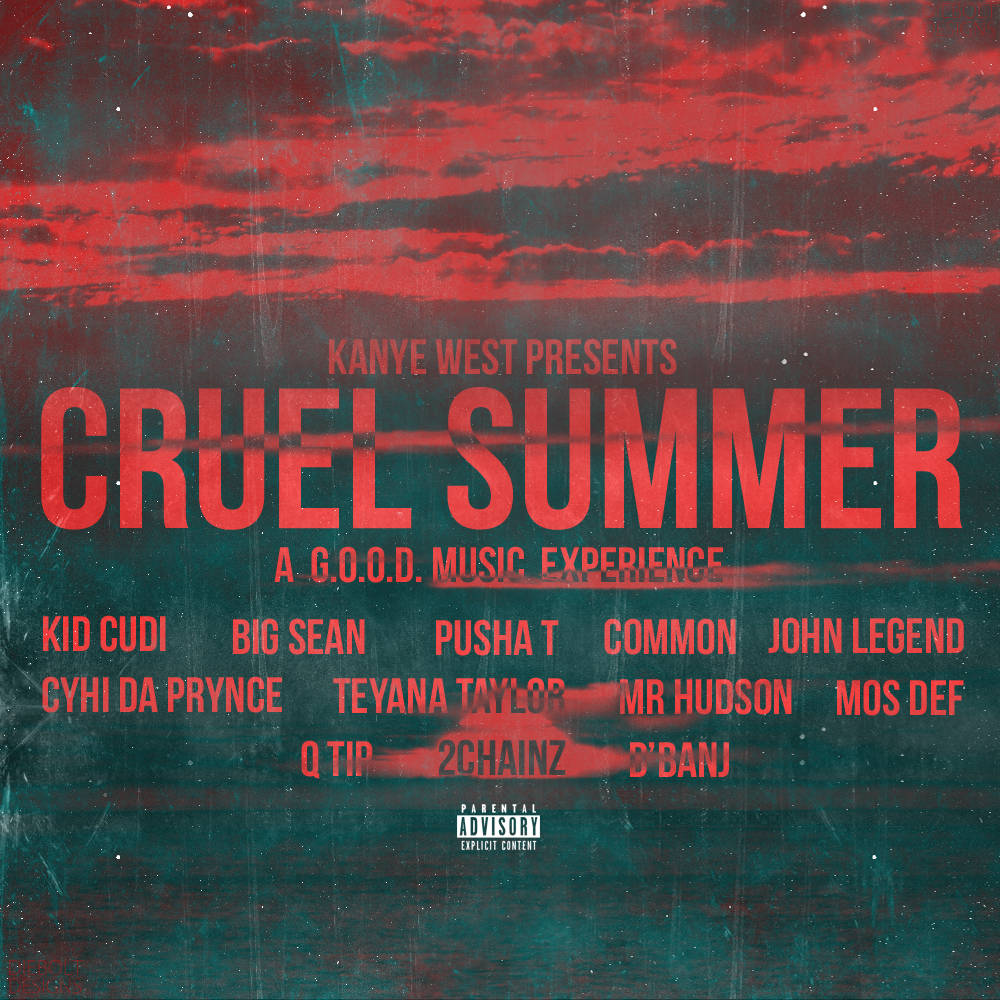 Kanye West Album Cover Cruel Summer Background