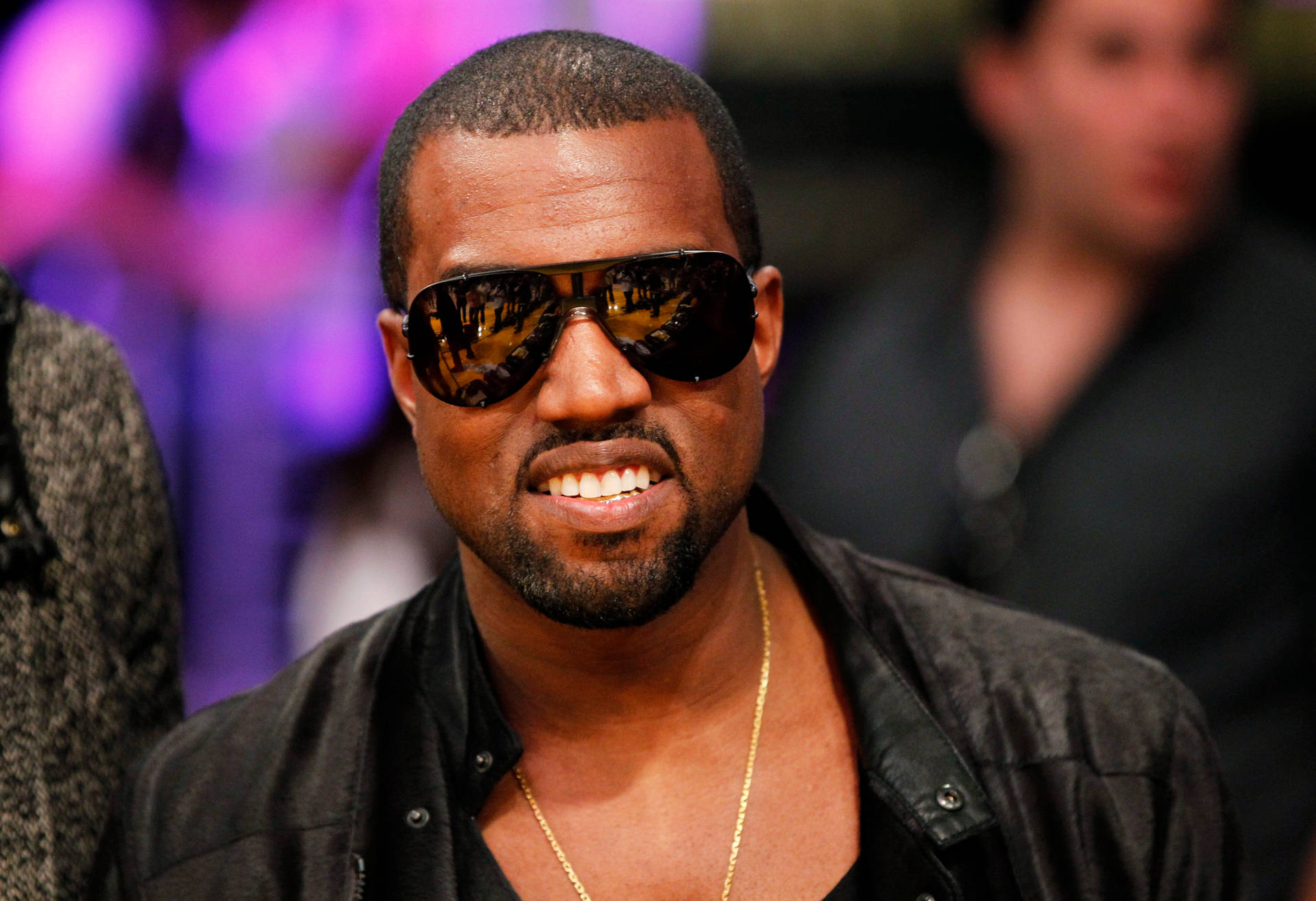 Kanye West Aviator Sunglasses Background