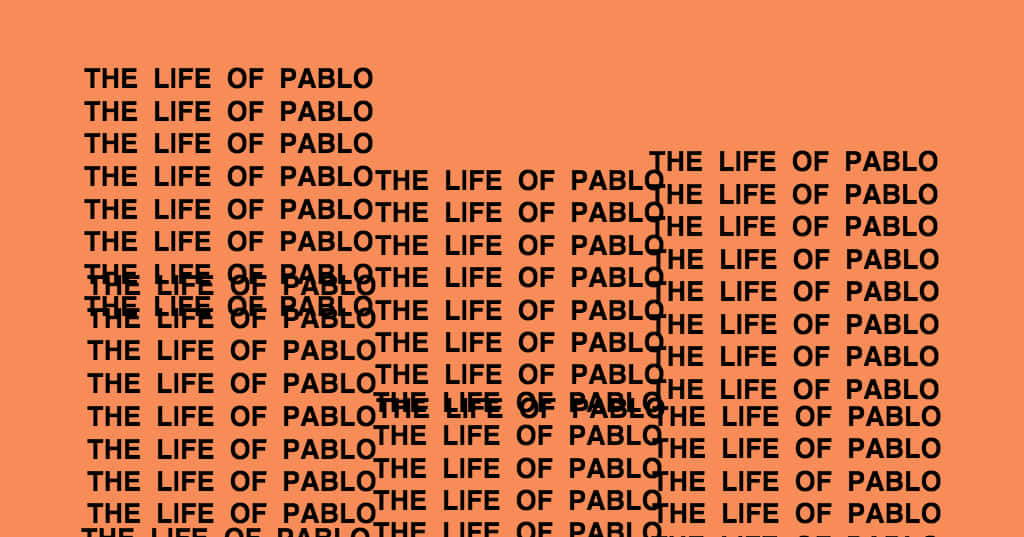 Kanye West In His Element | The Life Of Pablo Background