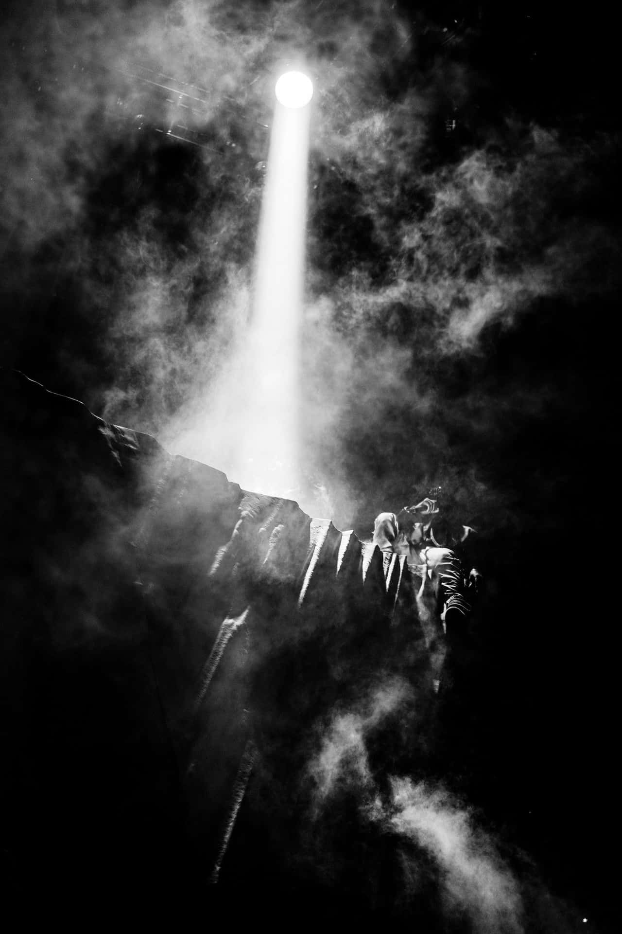 Kanye West Performing On Stage During His Yeezus Tour Background