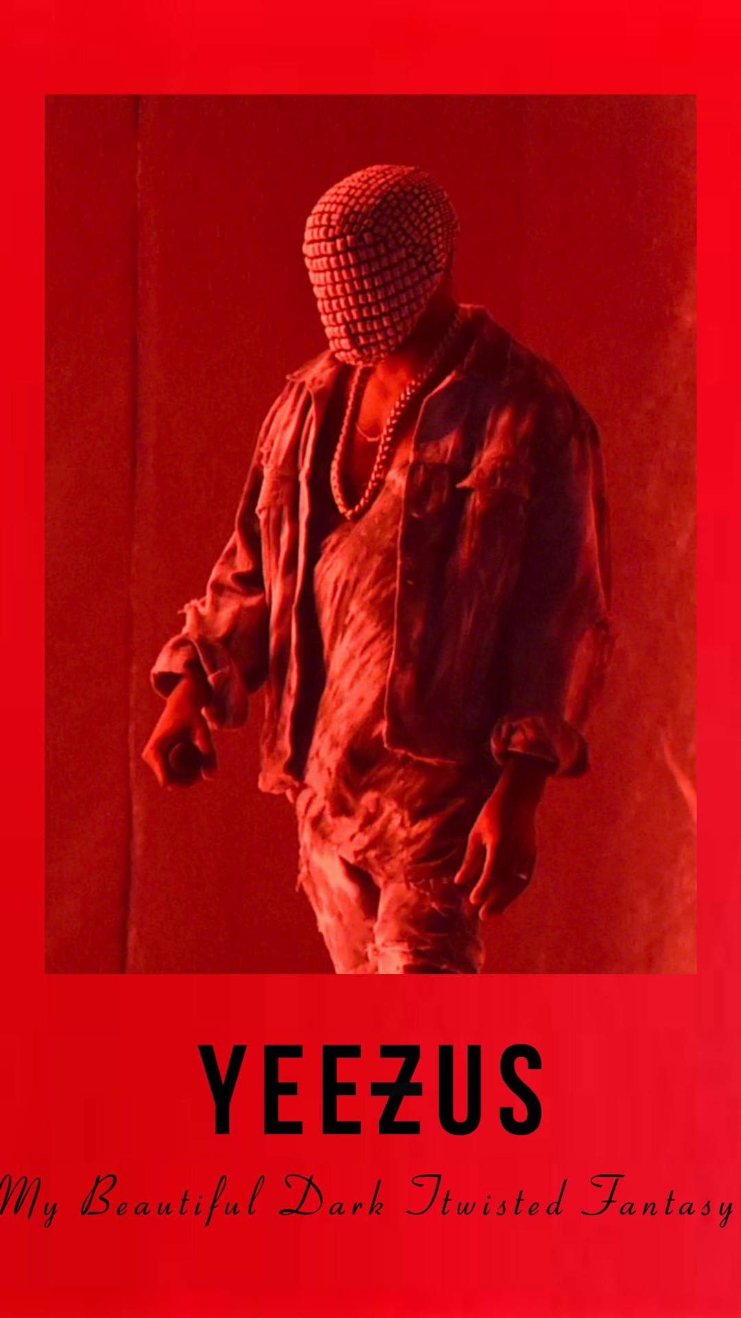 Kanye West's Latest Album Cover Background