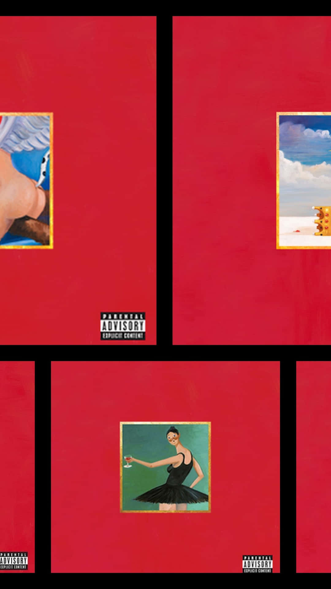 Kanye West's My Beautiful Dark Twisted Fantasy Background