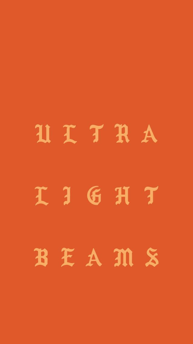 Kanye West Saint Pablo Ultralight Beams