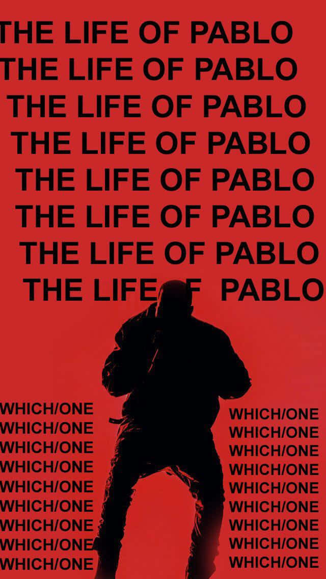 Kanye West, The Award-winning Musician, At The Release Of The Life Of Pablo Background