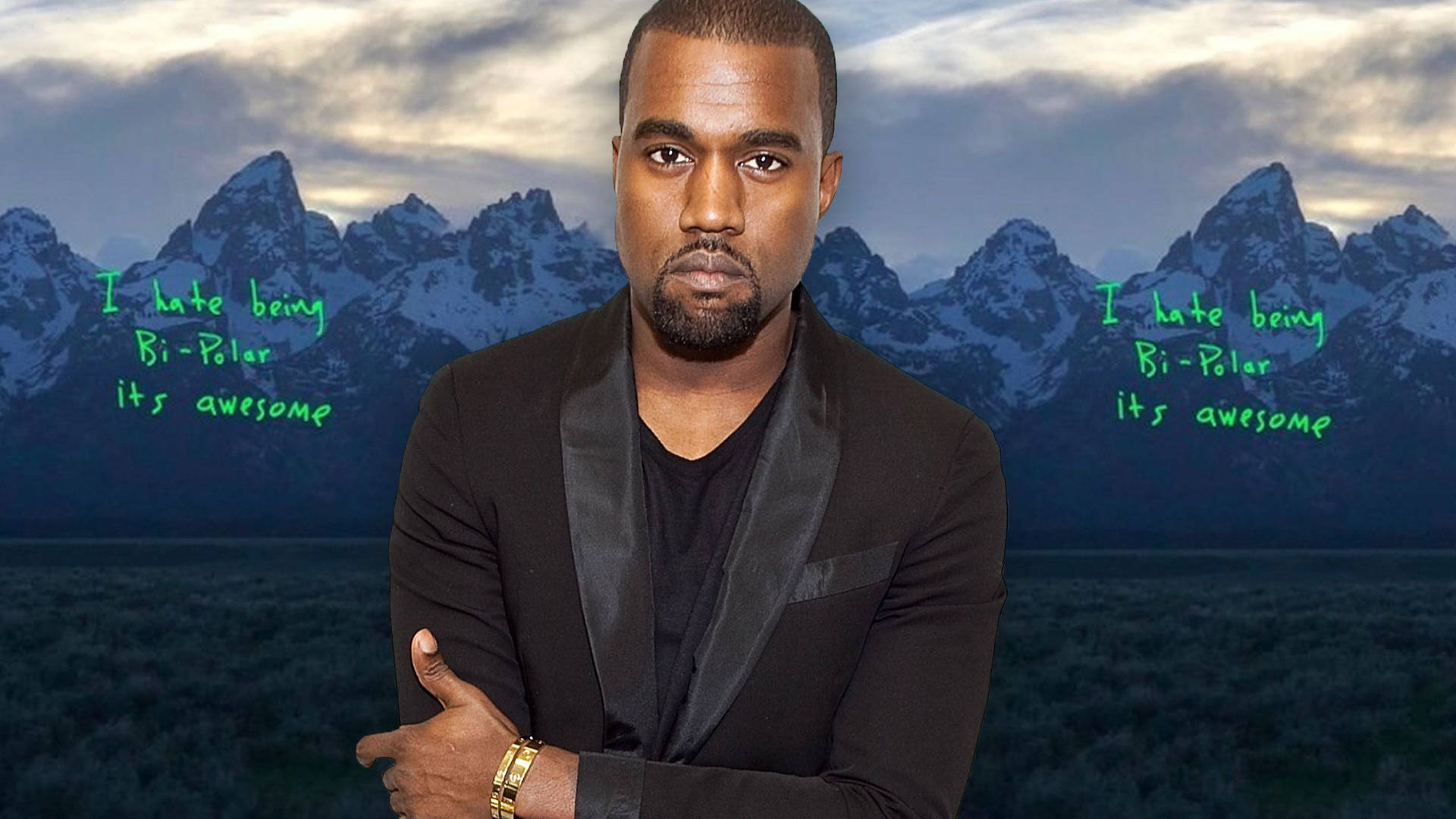 Kanye West Ye Bipolar Background