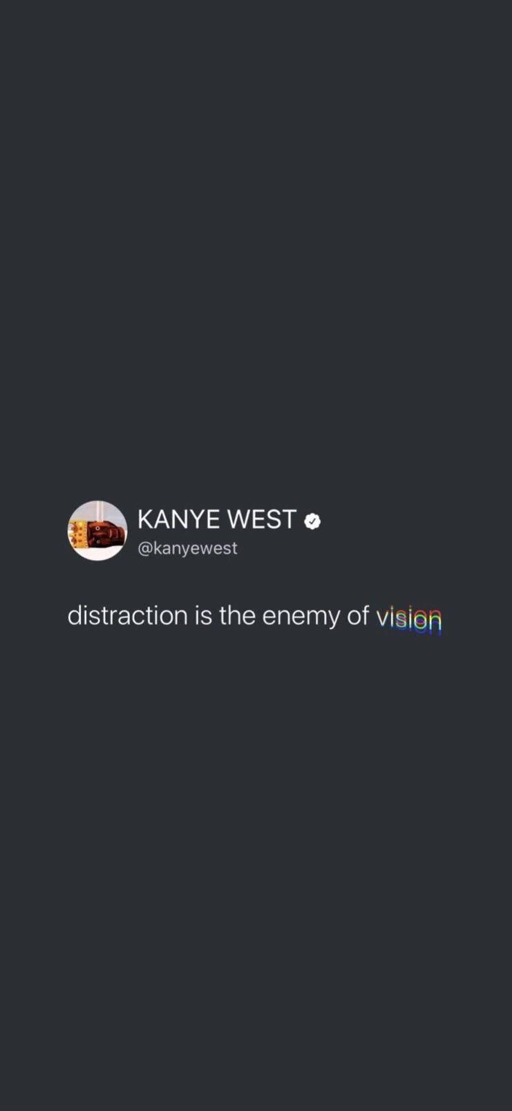 Kanye West Ye Tweet Distraction