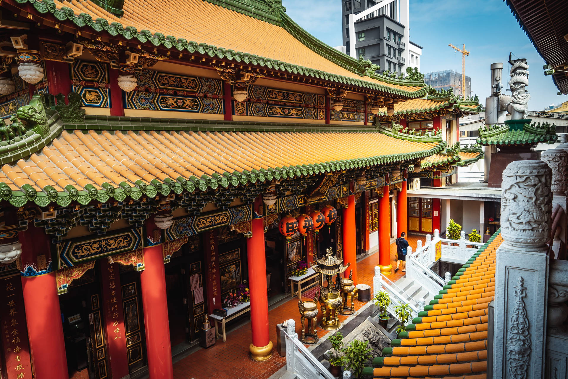 Kaohsiung Temple Taiwan Background