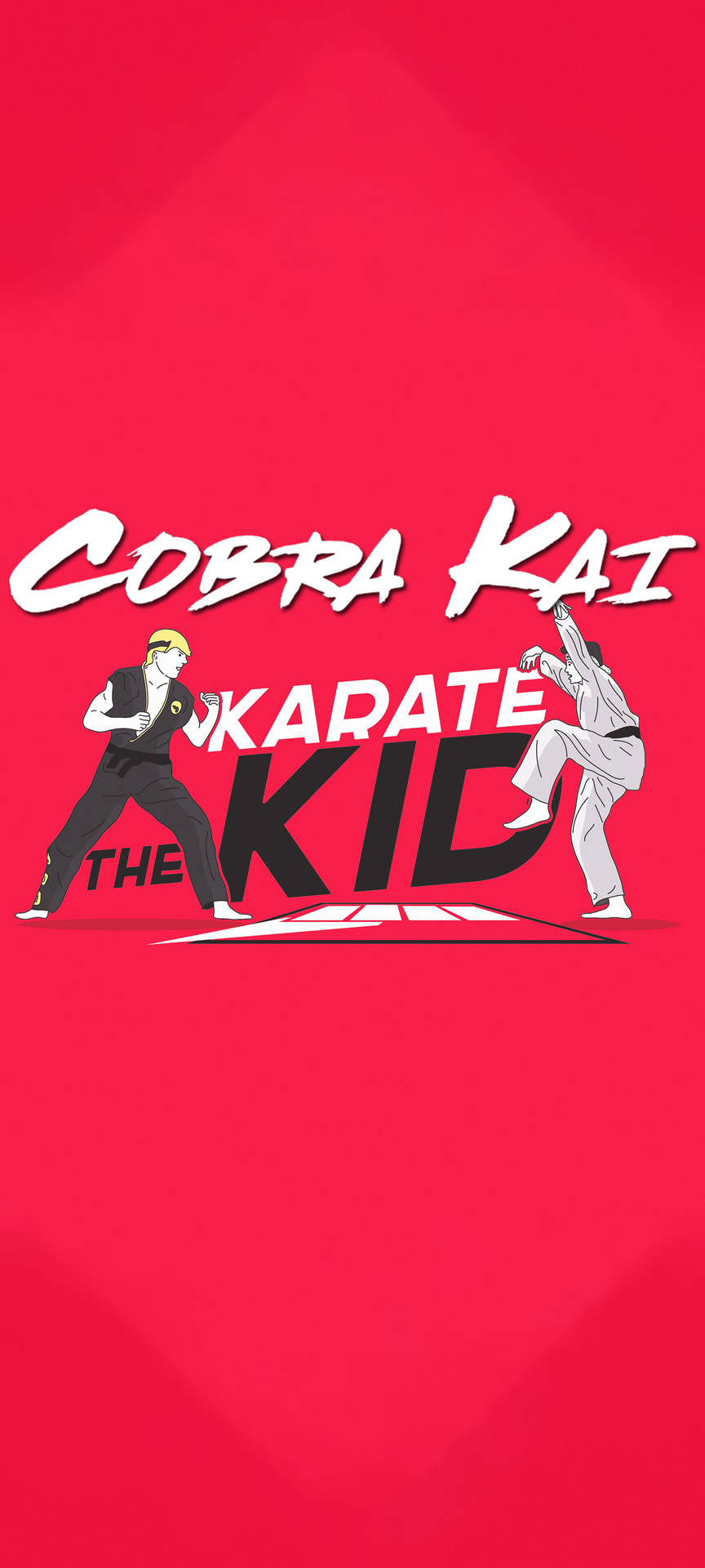 Karate Kid And Cobra Kai Phone Background