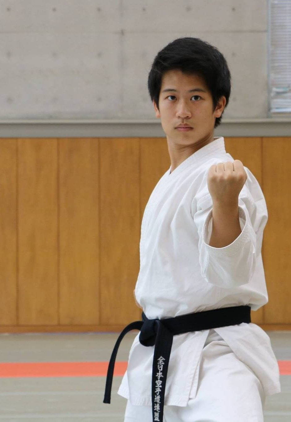 Karate Student In Dojo