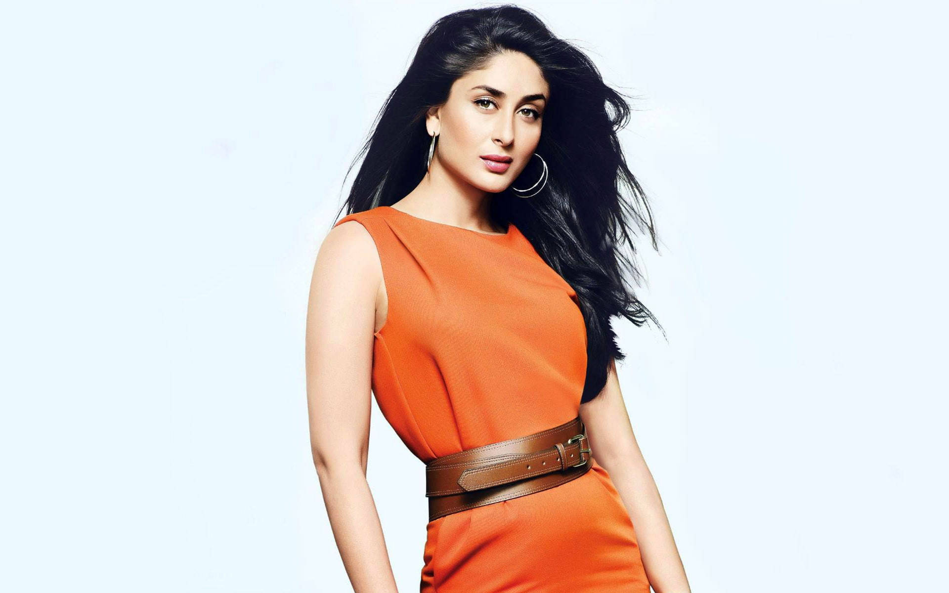 Kareena Kapoor Trendy Orange Dress