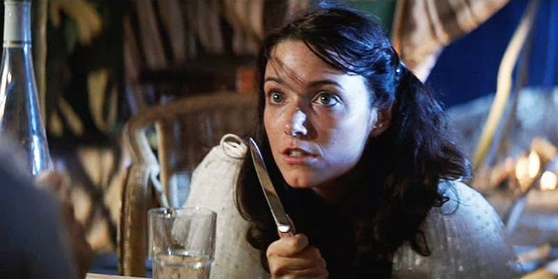 Karen Allen As Marion Ravenwood Movie Still Background