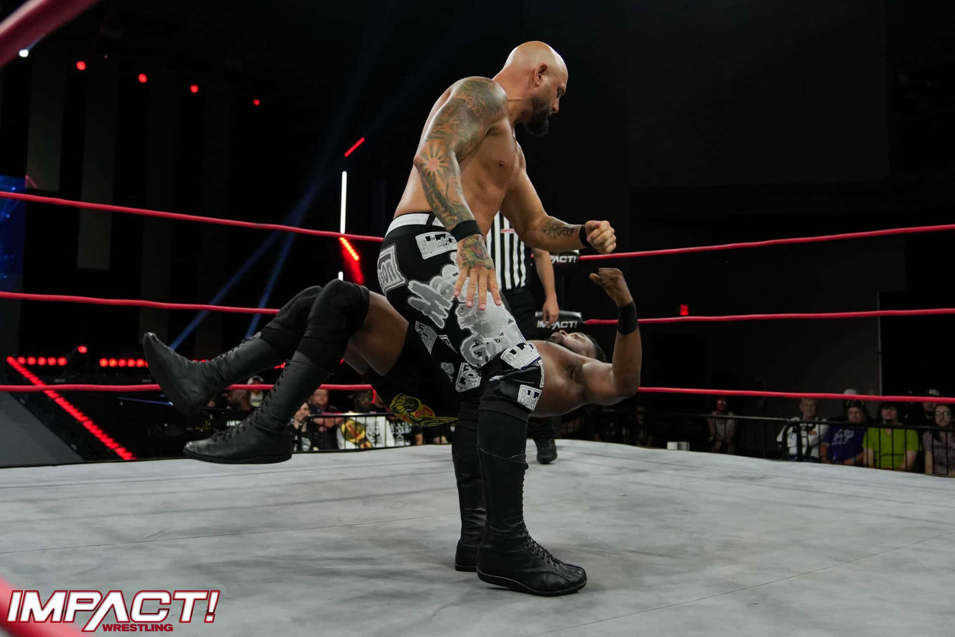 Karl Anderson Body-slam The Opponent Background