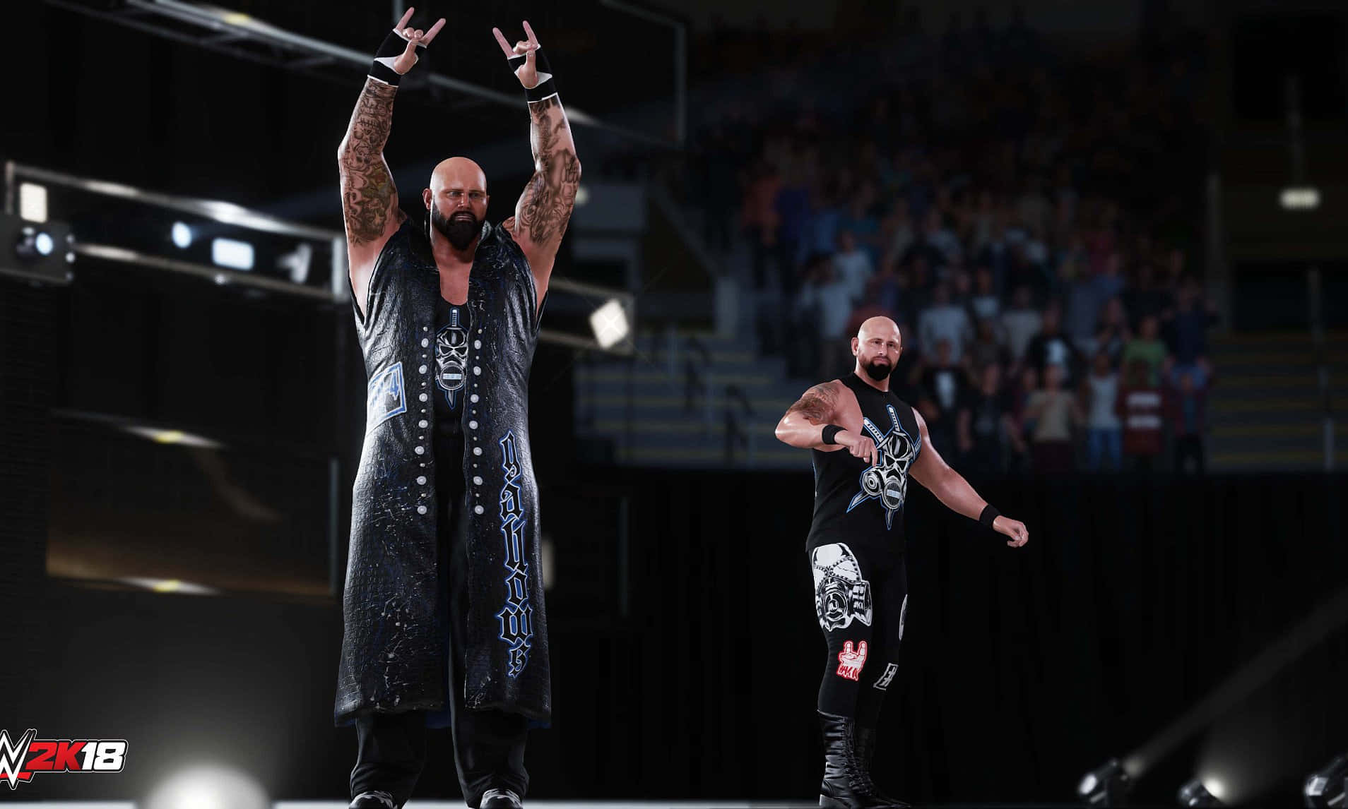 Karl Anderson Greeting Audience Background