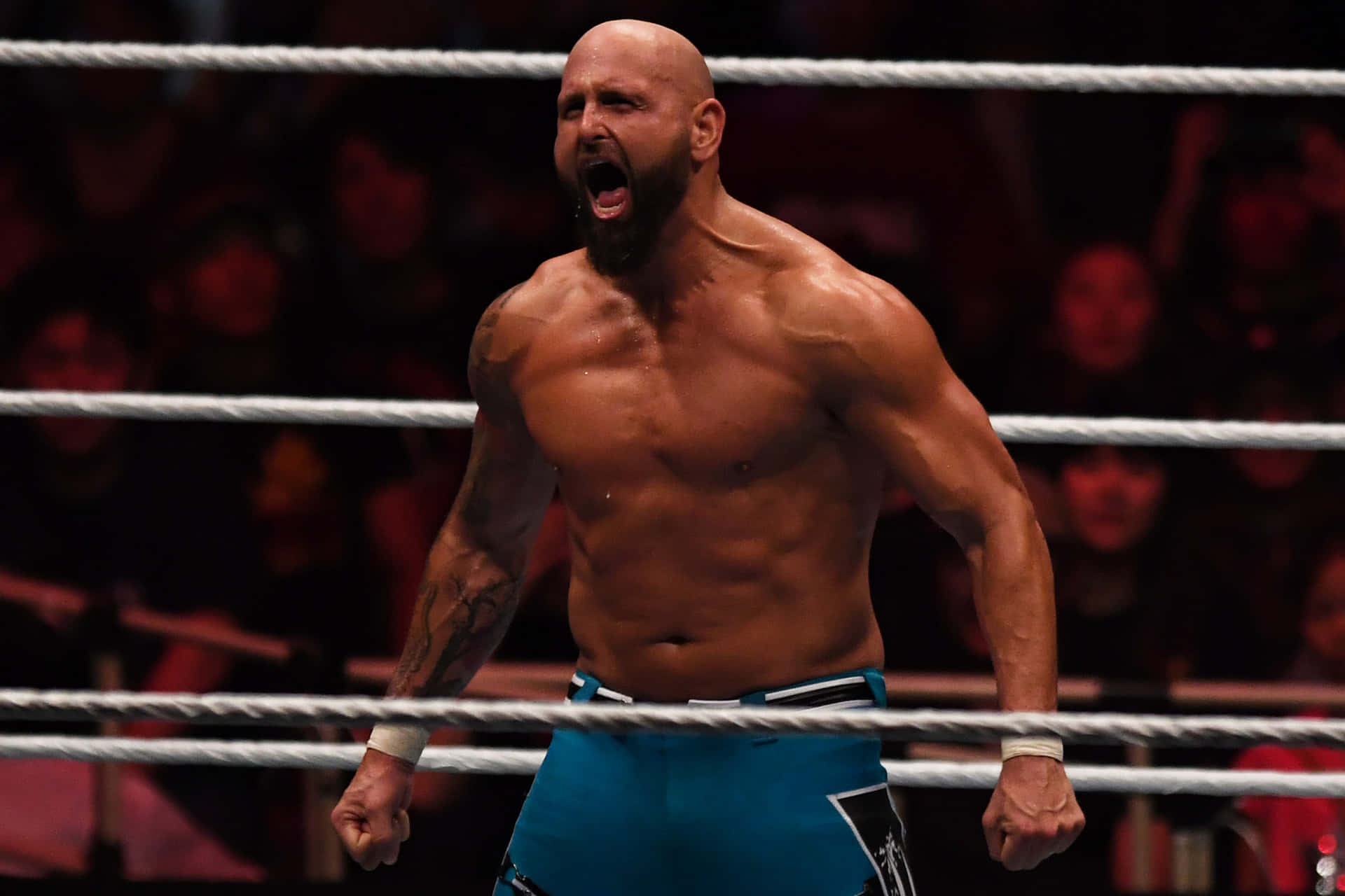 Karl Anderson Showcasing His Beast Mode Background