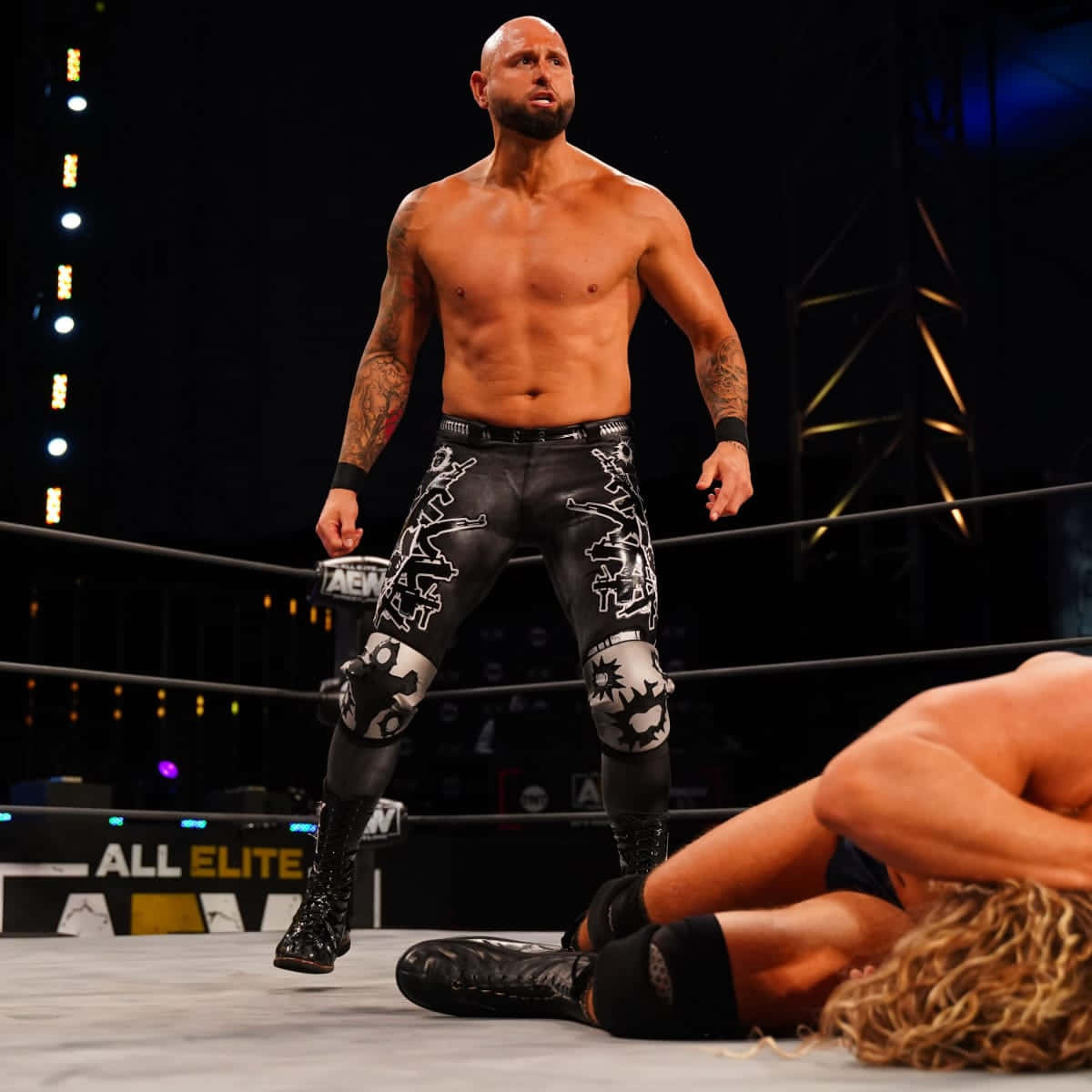 Karl Anderson Victorious Knockout Win Background