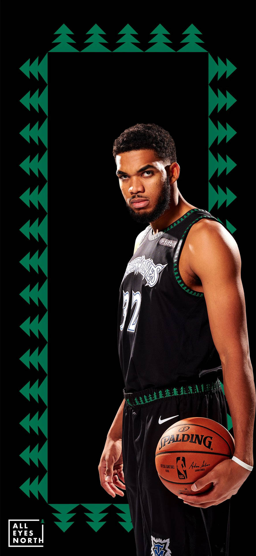 Karl-anthony Towns Timberwolves Center Background