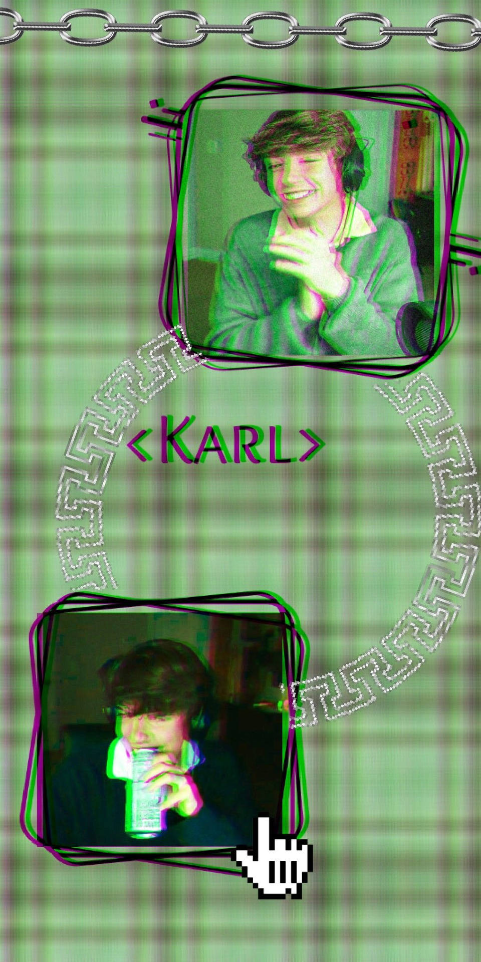 Karl Jacobs Green Collage