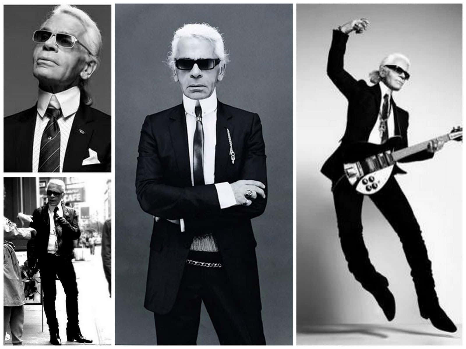 Karl Lagerfeld Presents The Latest Chanel Collection Background