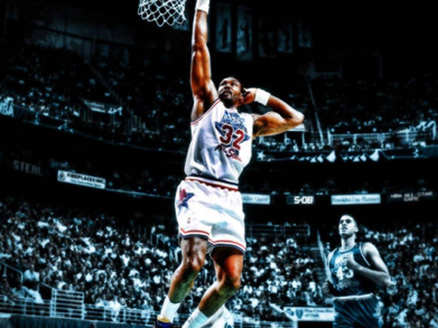 Karl Malone Signature Slam Dunk