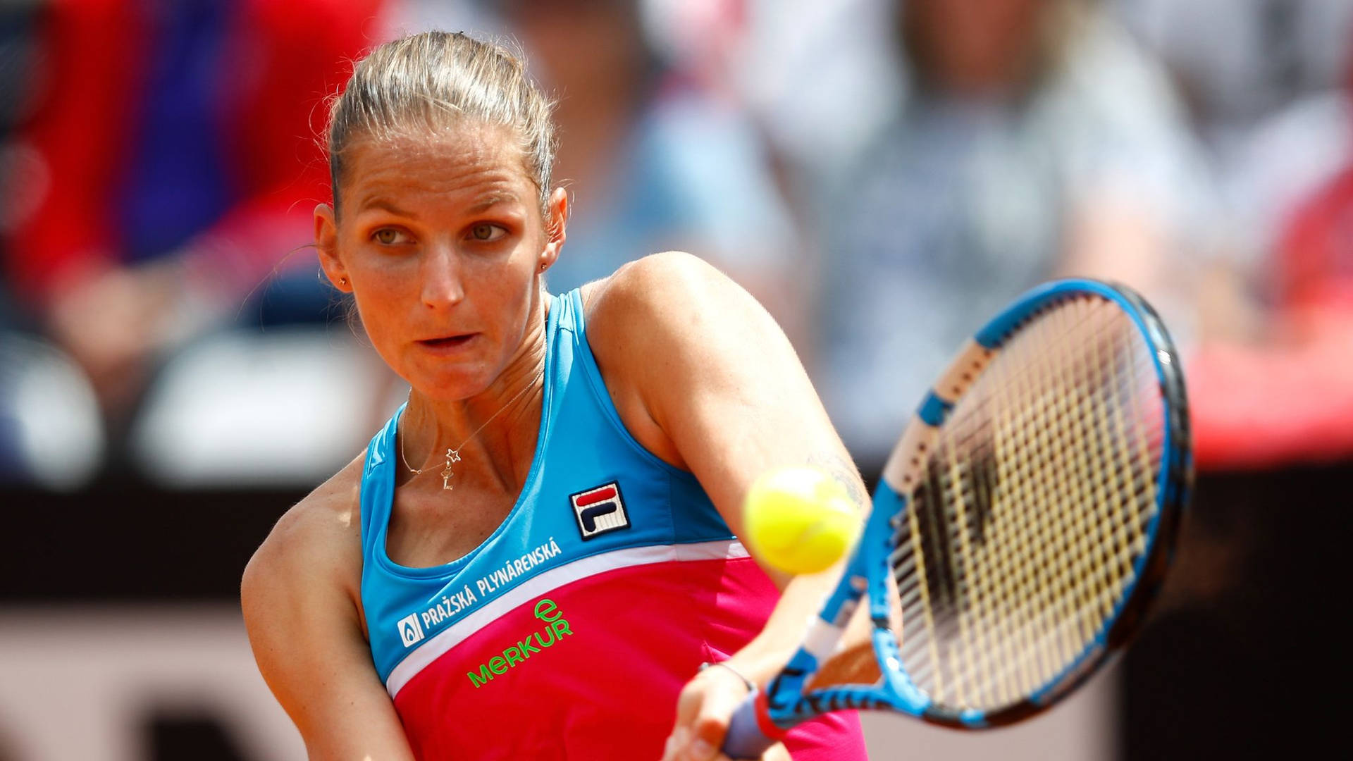 Karolina Pliskova Action Shot