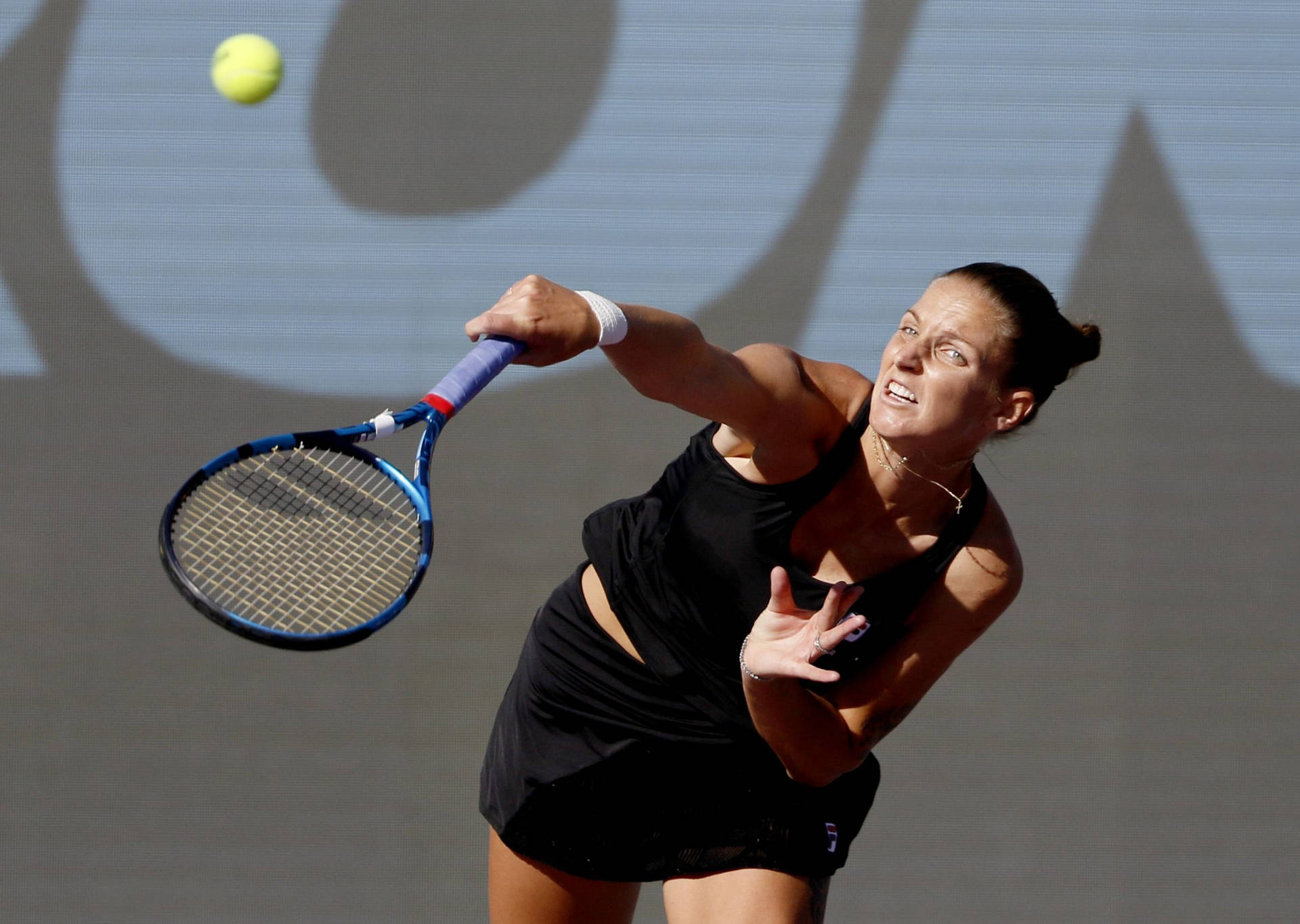 Karolina Pliskova Backhand Groundstroke